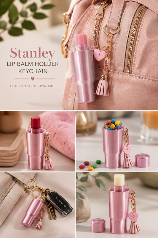 Stanley Lip Balm Holder Keychain