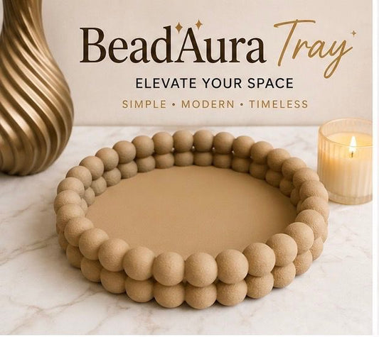 Decorative Tray With Sphere Edges