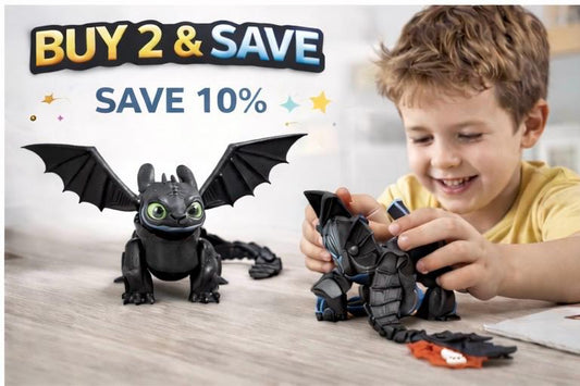 Night Dragon Articulated Toy