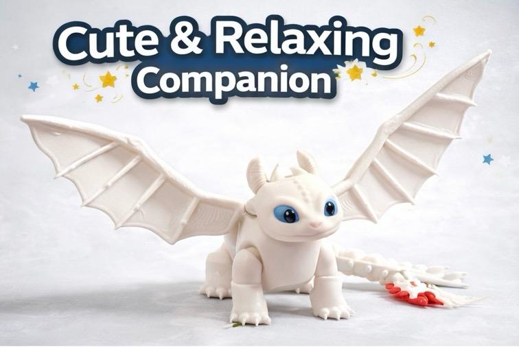Night Dragon Articulated Toy