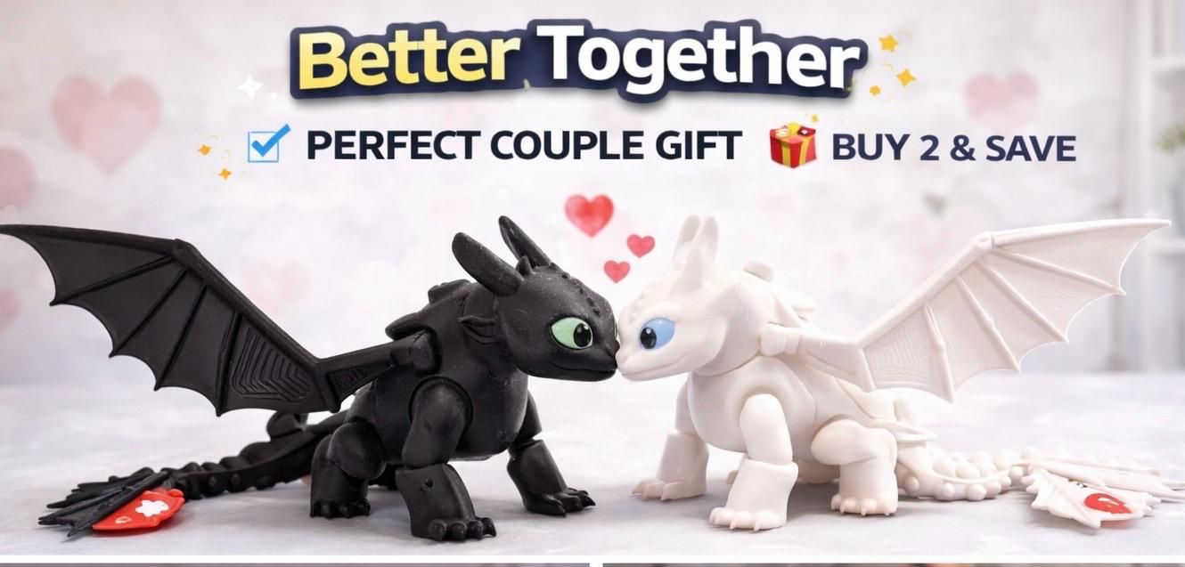 Night Dragon Articulated Toy