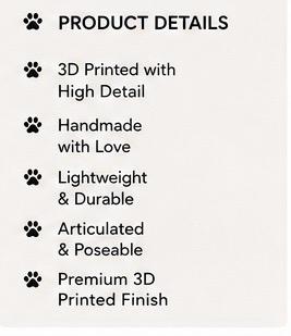 Amstaff American Bully - Cute Puppy Bag Charm with Paw & Bone Accessories