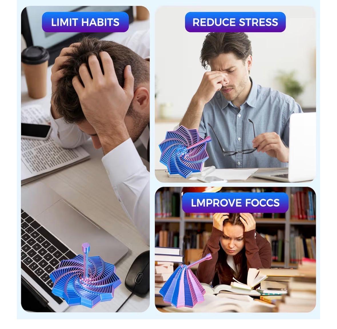 Anti-Stress Kit (Star Fidget + Sensory Egg)