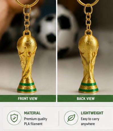 Soccer Keychain