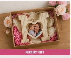 Decorative Letter M Photo Frame