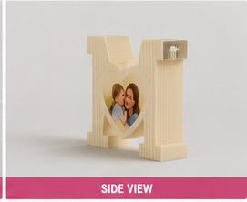 Decorative Letter M Photo Frame