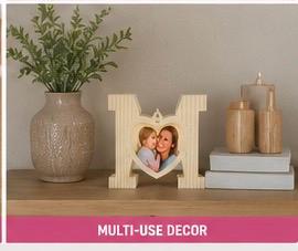 Decorative Letter M Photo Frame